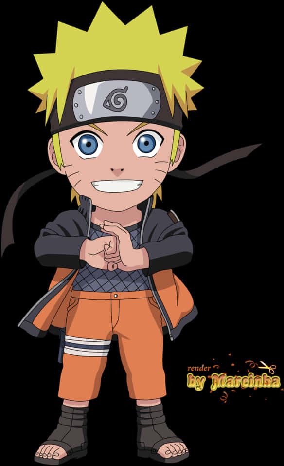 Naruto Uzumaki Excited Pose