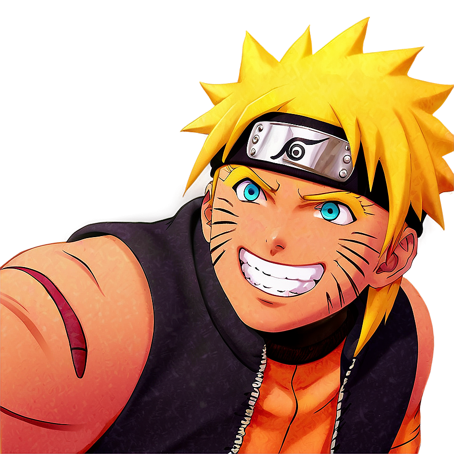 Naruto Uzumaki Smile PNG 05032024 PNG with transparent background