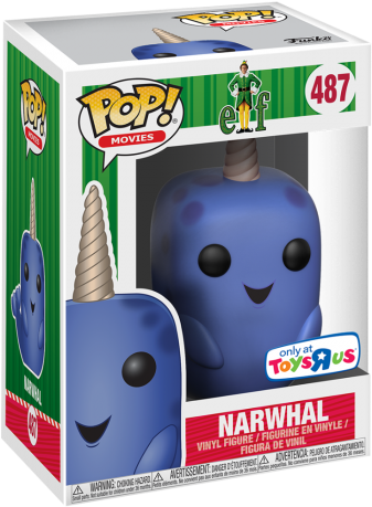 Narwhal Clipart Buddy The Elf - Funko Elf - Narwhal Pop! Vinyl Figure PNG with transparent background