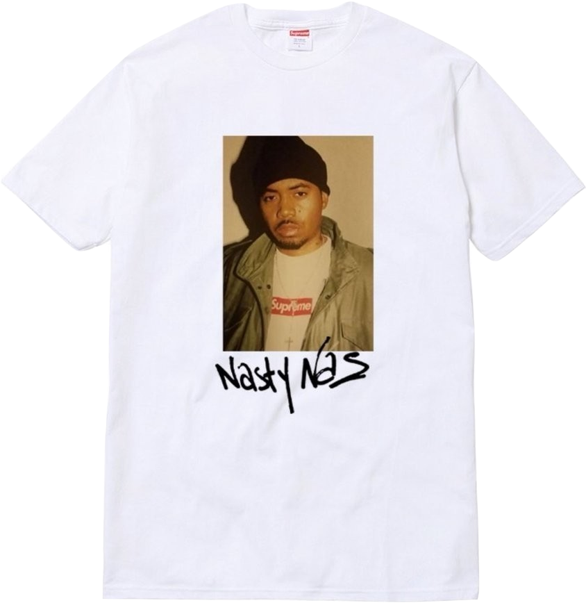 Nas Supreme Tee White, HD Png Download PNG with transparent background