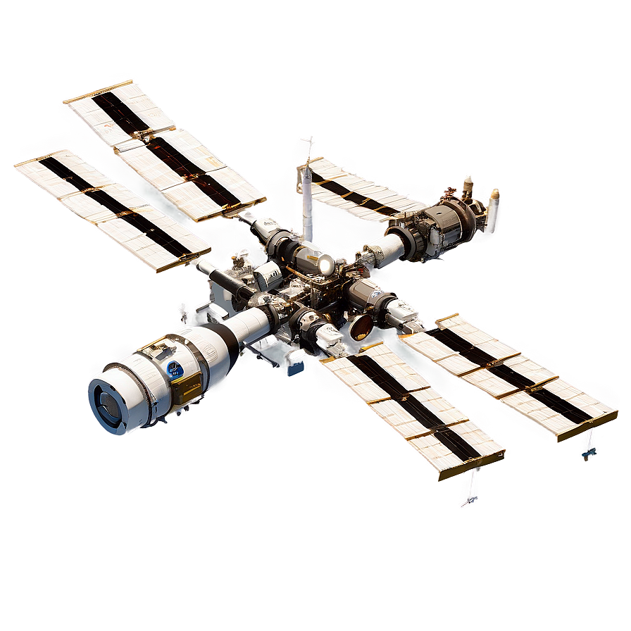 NASA International Space Station PNG krj32 PNG with transparent background