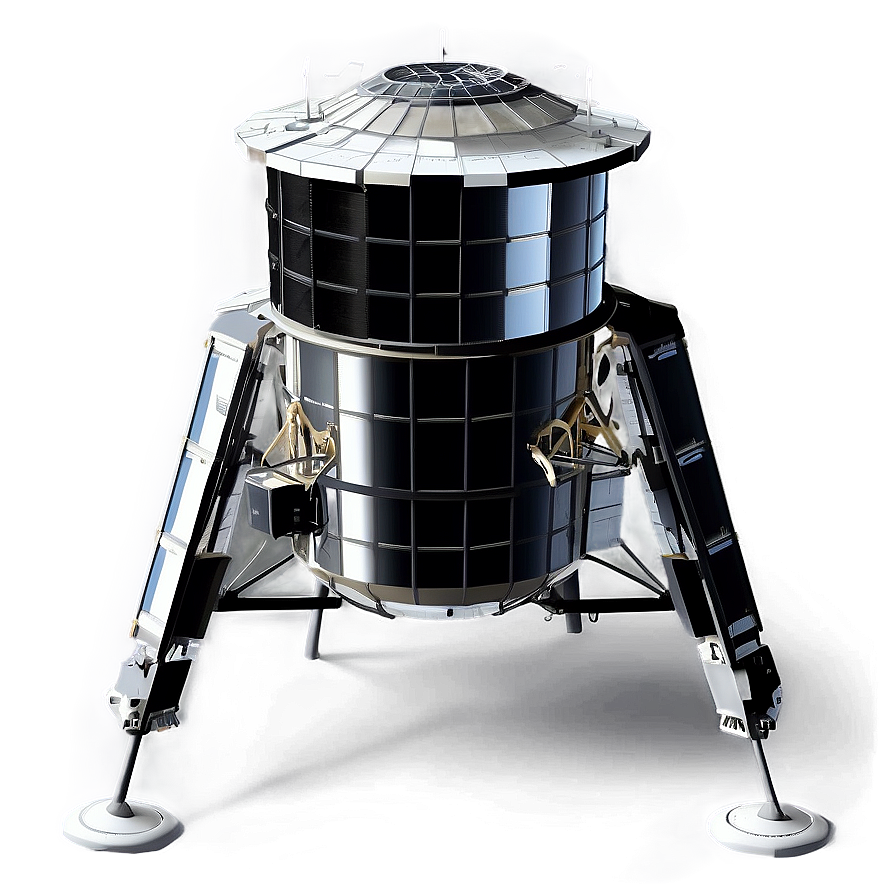 NASA Lunar Lander PNG 06112024 PNG with transparent background