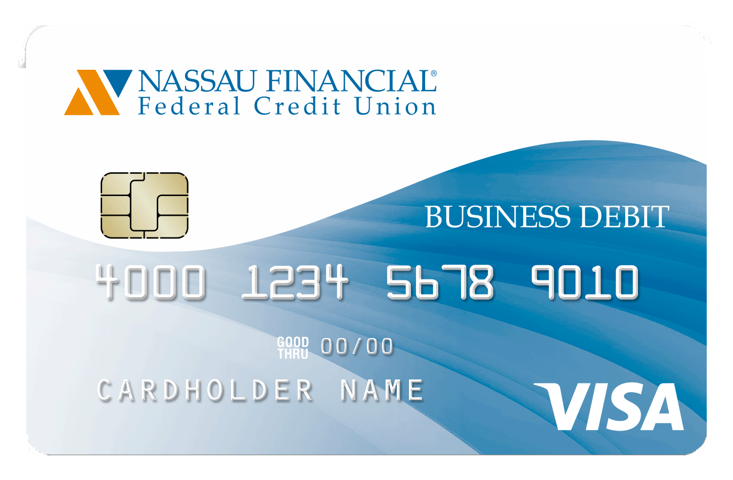 Nassau Financial Business Debit Card Mockup