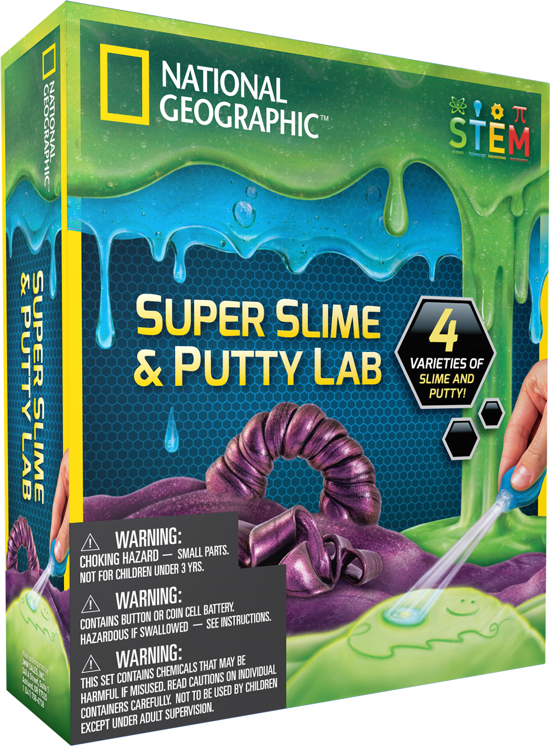 Transparent Fluffy Slime Png - National Geographic Slime And Putty Lab, Png Download PNG with transparent background