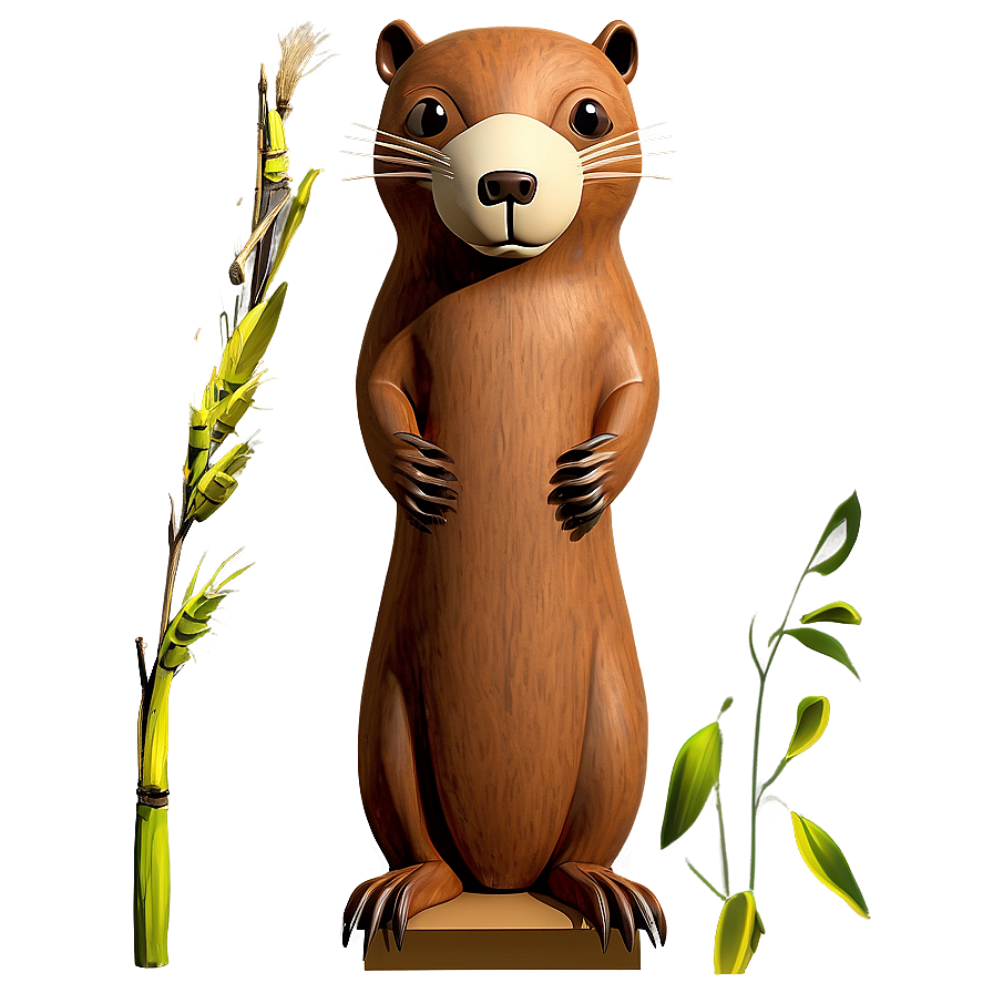 Native American Beaver Totem Png Imw