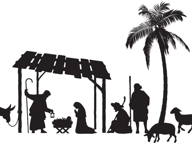 Nativity Silhouette Scene