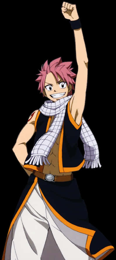 Natsu Celebratory Pose