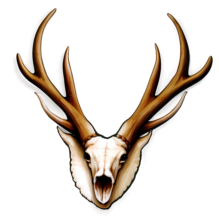 Natural Deer Antler Graphic Png 54