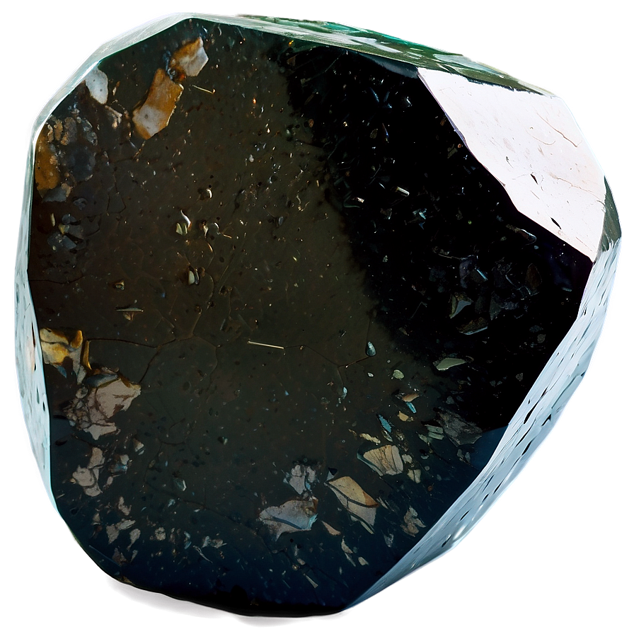 Natural Obsidian Boulder Png 06272024