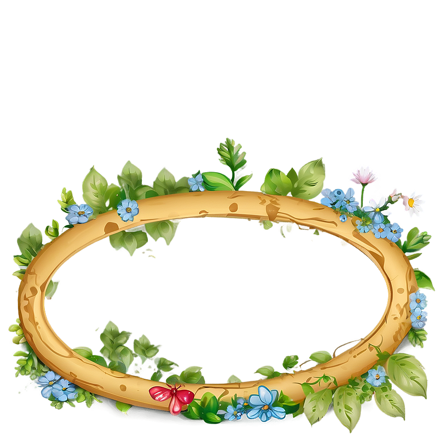 Nature Cute Frame Png 06262024