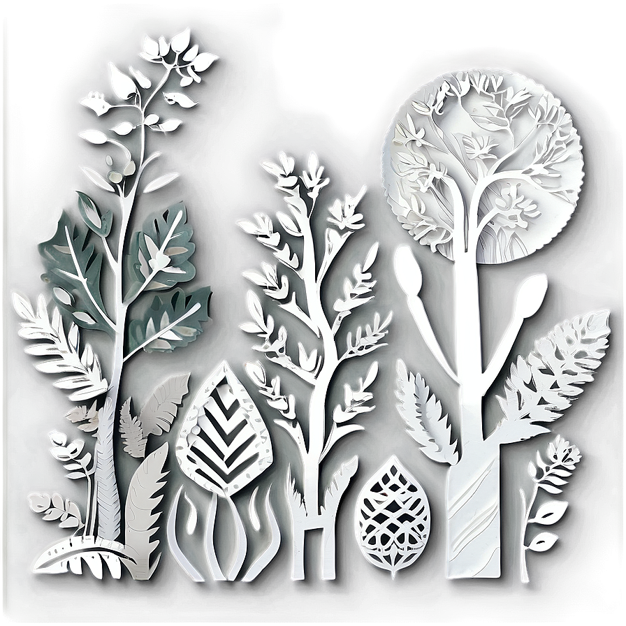 Nature Inspired Paper Cut Out Artwork Png 06282024