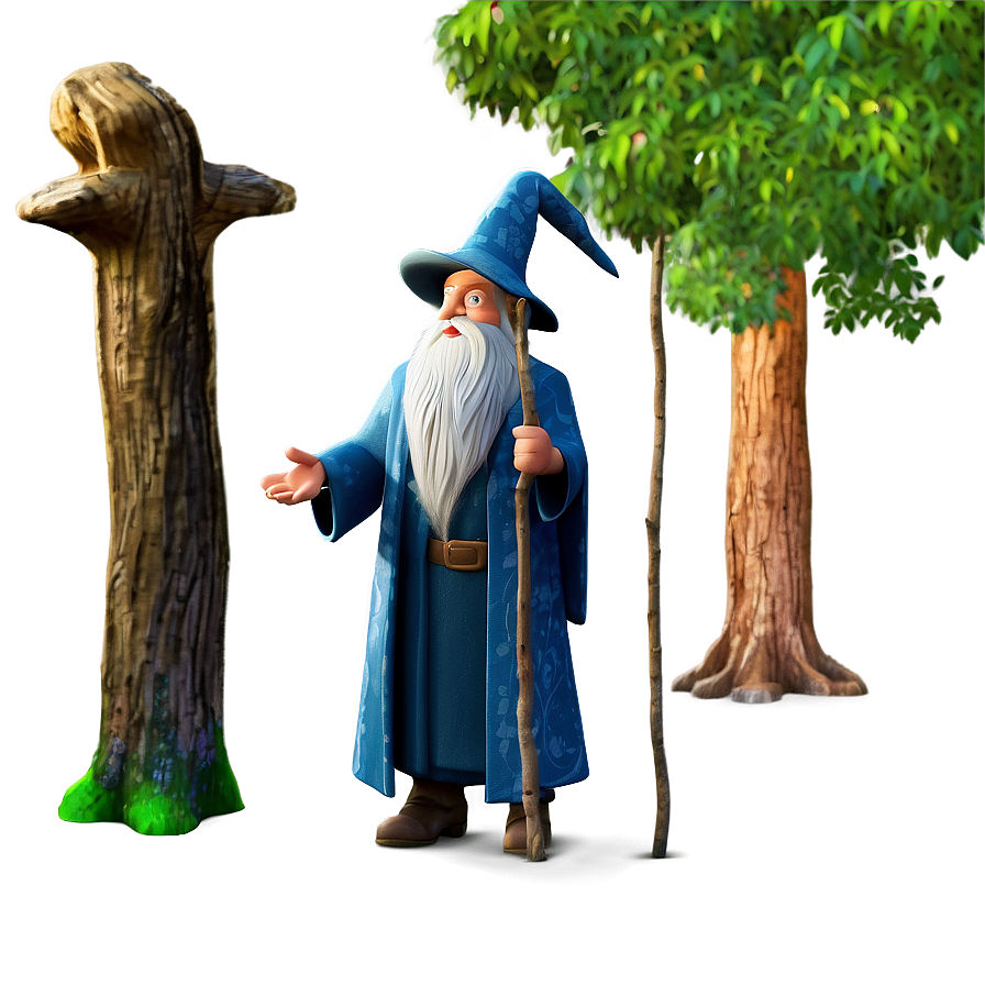 Nature Wizard In Woods Png 06112024