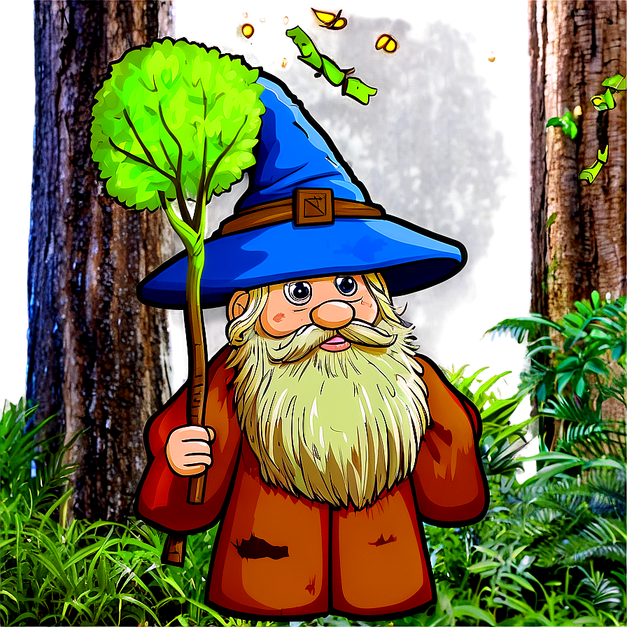 Nature Wizard In Woods Png 06112024