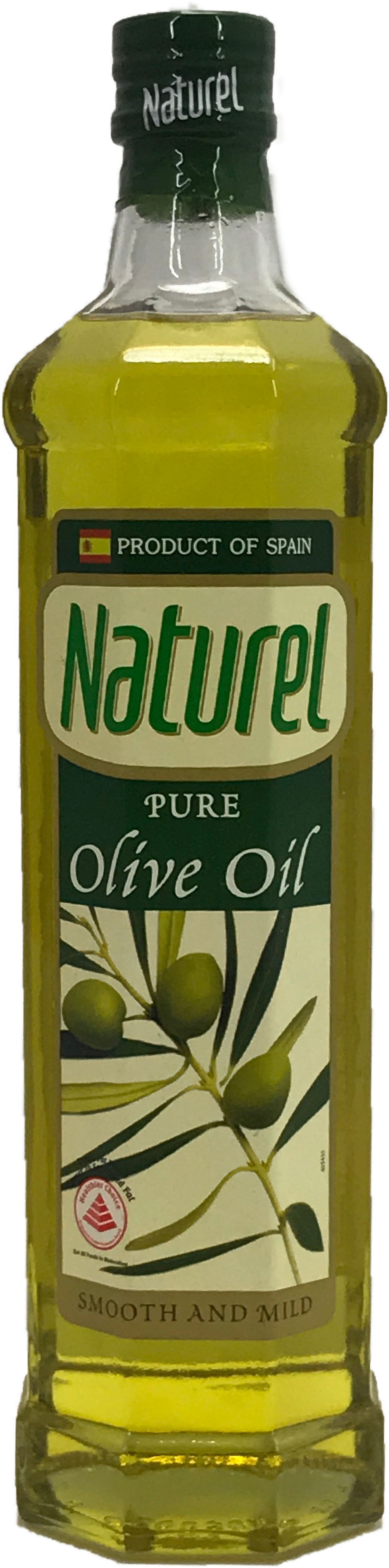 Naturel Pure Olive Oil 750ml'Title='naturel Pure - Bottle, HD Png Download PNG with transparent background