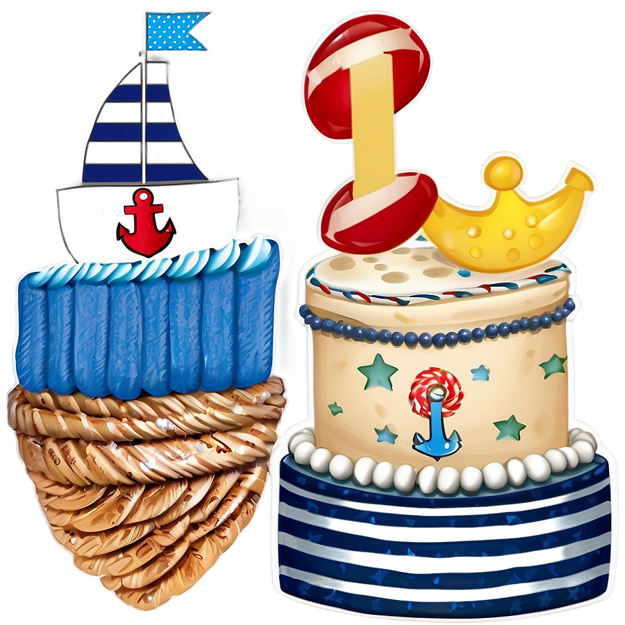 Nautical 1st Birthday Theme Png Ulu49