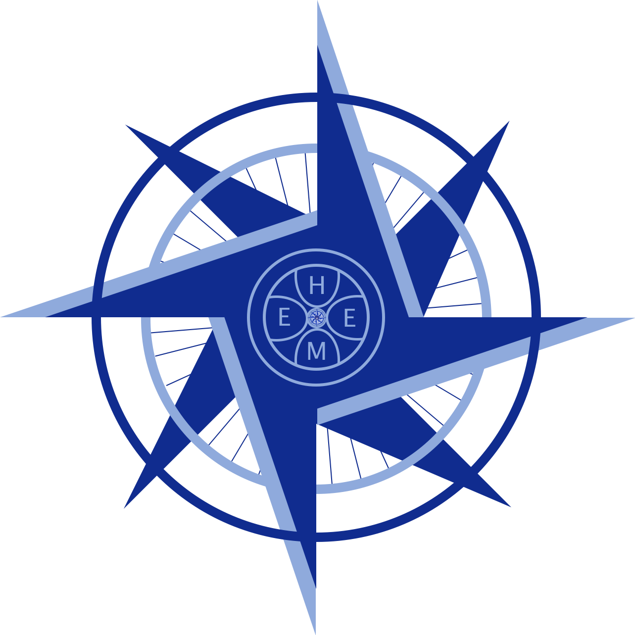 Nautical Compass Graphic Art