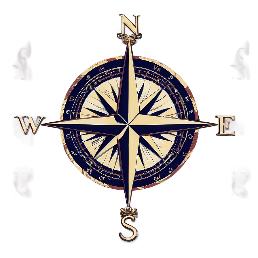 Nautical Compass Rose Graphic PNG btv14 PNG with transparent background
