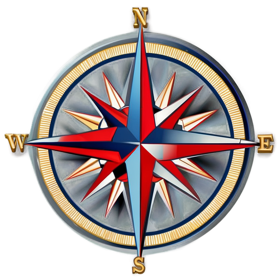 Nautical Compass Rose Graphic Png Dkn