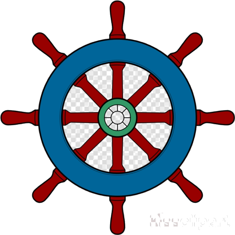 Nautical Ship Wheel Illustration