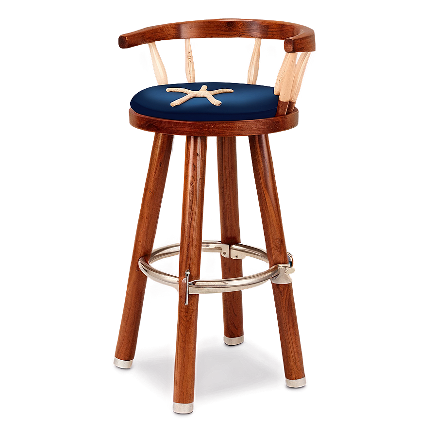 Nautical Theme Barstool Png 06282024