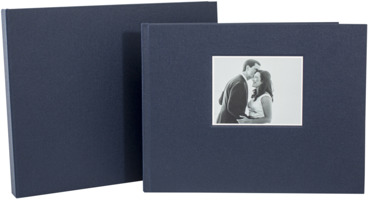 Navy Blue Photo Albums PNG with transparent background
