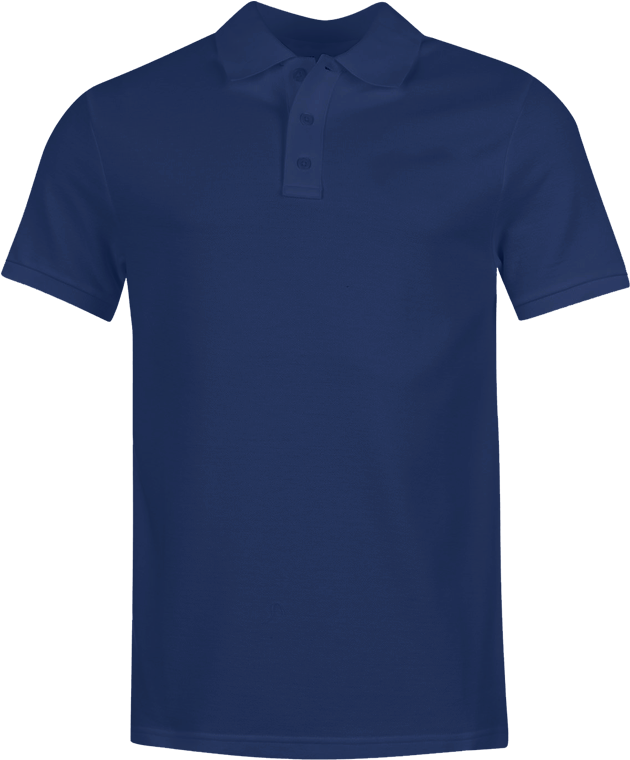 Navy Blue Polo Shirt Template