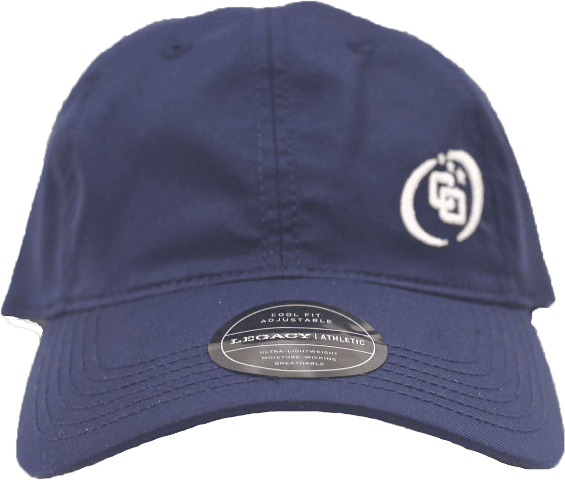 Navy Blue Sports Cap Logo