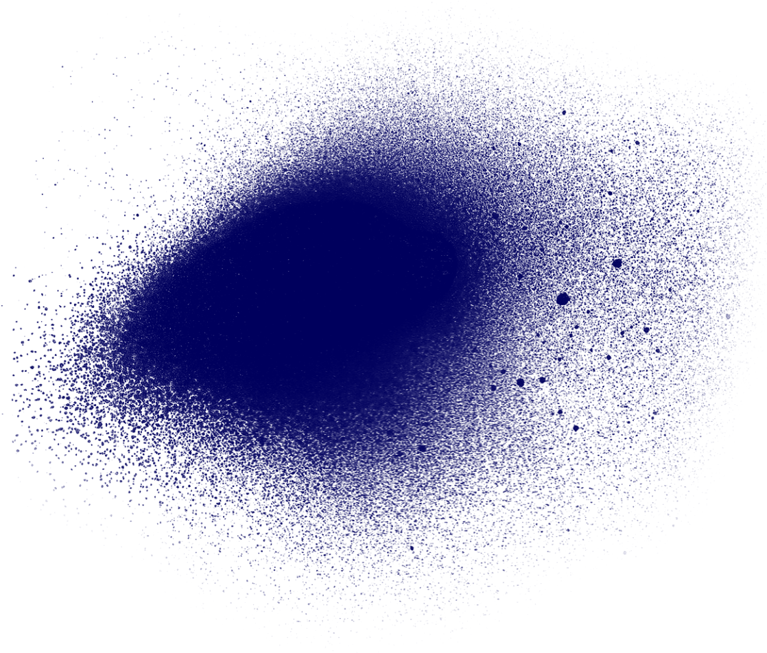 Blue Paint Spray - Circle, HD Png Download PNG image with a transparent background, free high-resolution download