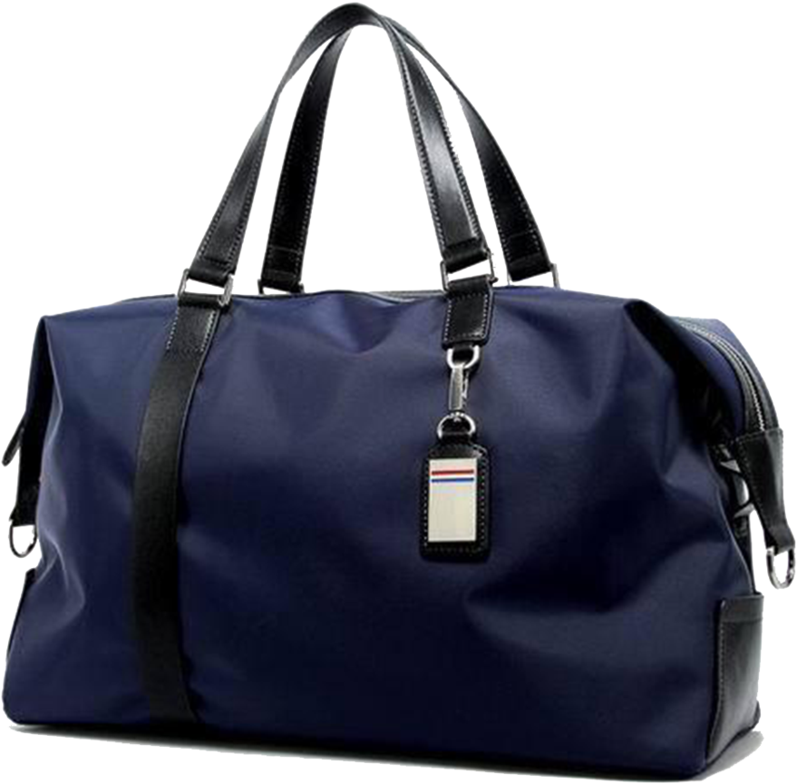 Navy Blue Travel Duffel Bag