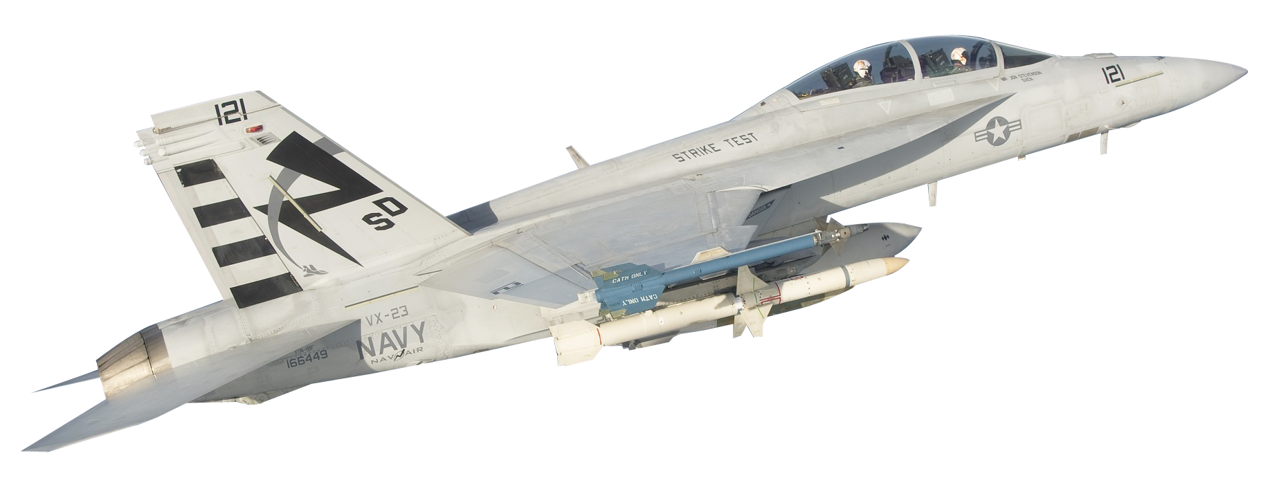 Navy_ Fighter_ Jet_ In_ Flight PNG with transparent background