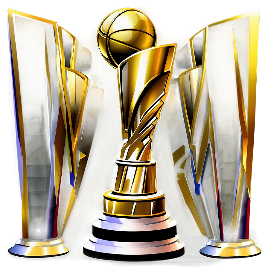 Nba Finals Trophy Graphic Png 3