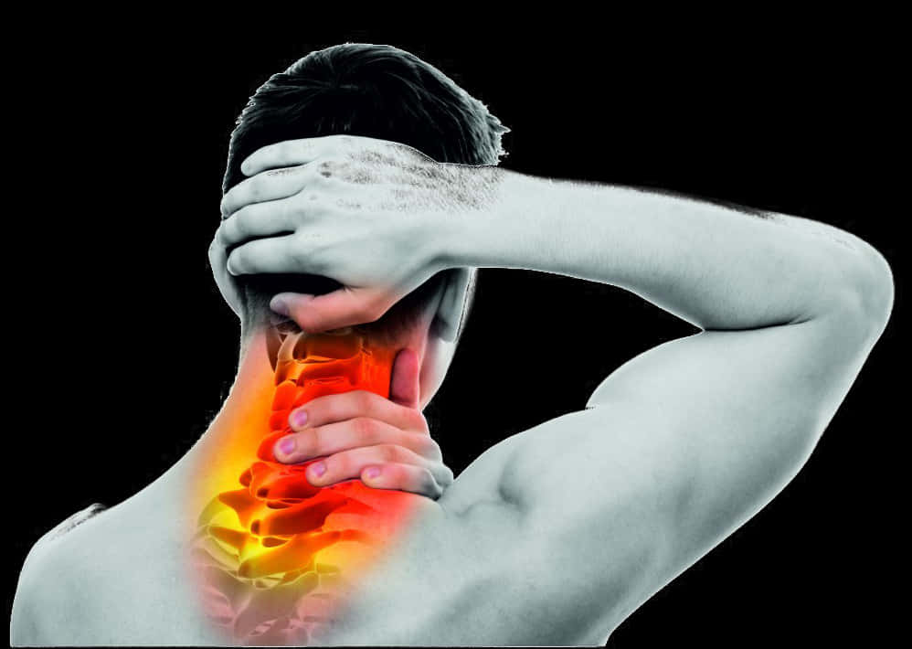 Pain In The Neck Png Background Image - Neck Spine Pain, Transparent Png PNG with transparent background