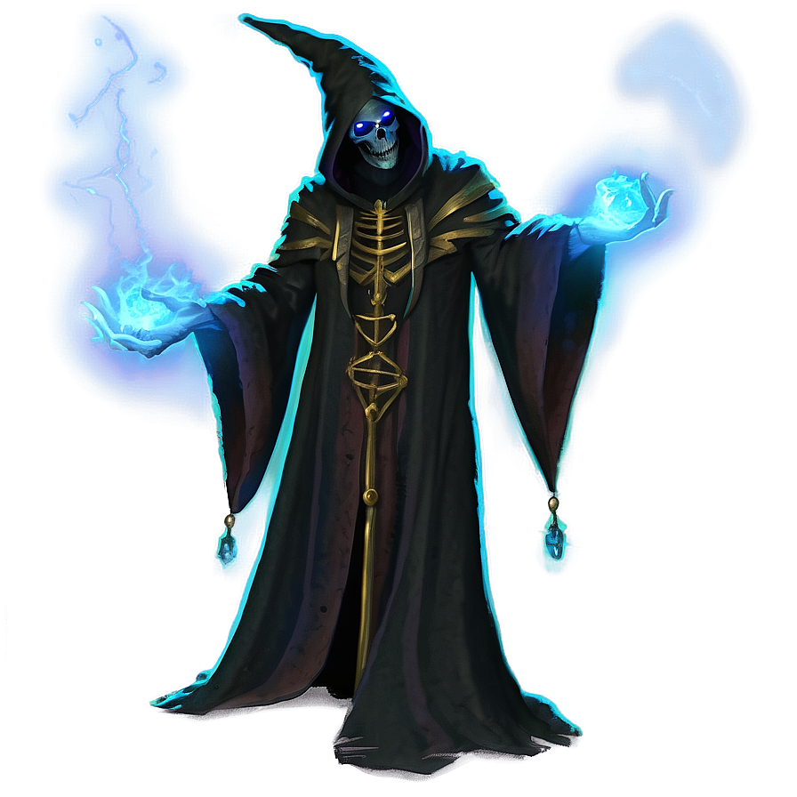 Necromancer Wizard Summoning Png 06112024