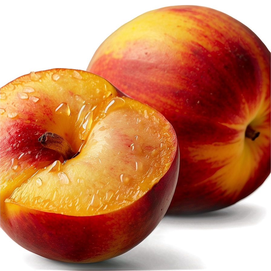 Nectarine Close-up Png Hqs56