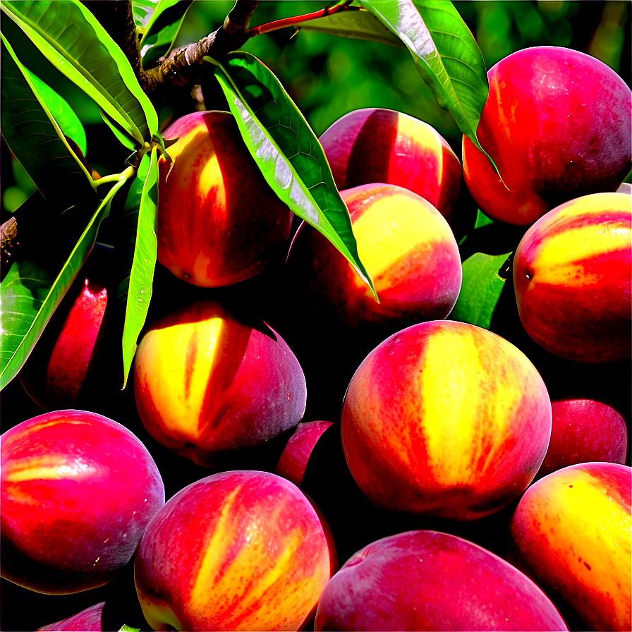 Nectarine Orchard Png Reg