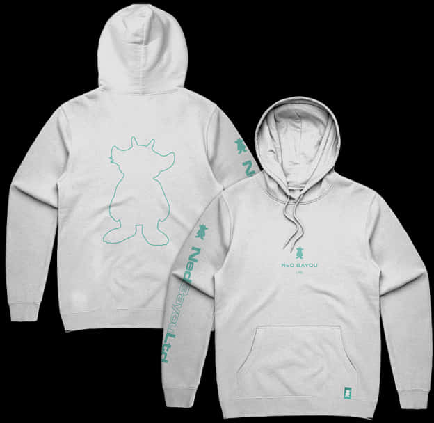 Ned's Bayou Hoodie White, HD Png Download PNG image with a transparent background, free high-resolution download