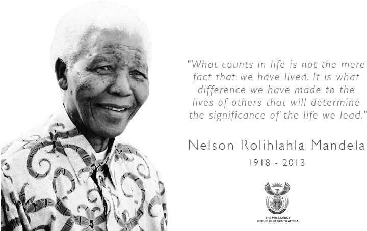 Nelson Mandela Quote Tribute