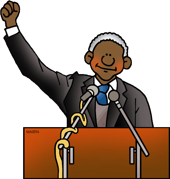 Nelson Mandela Speech Illustration