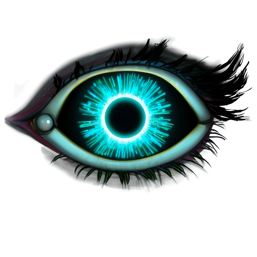 Neon Anime Eyes Png 05252024