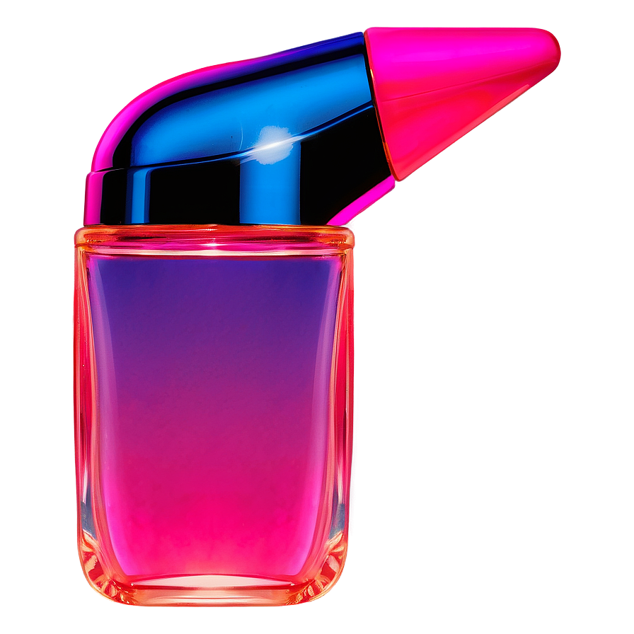 Neon Bright Perfume Bottle Png 9