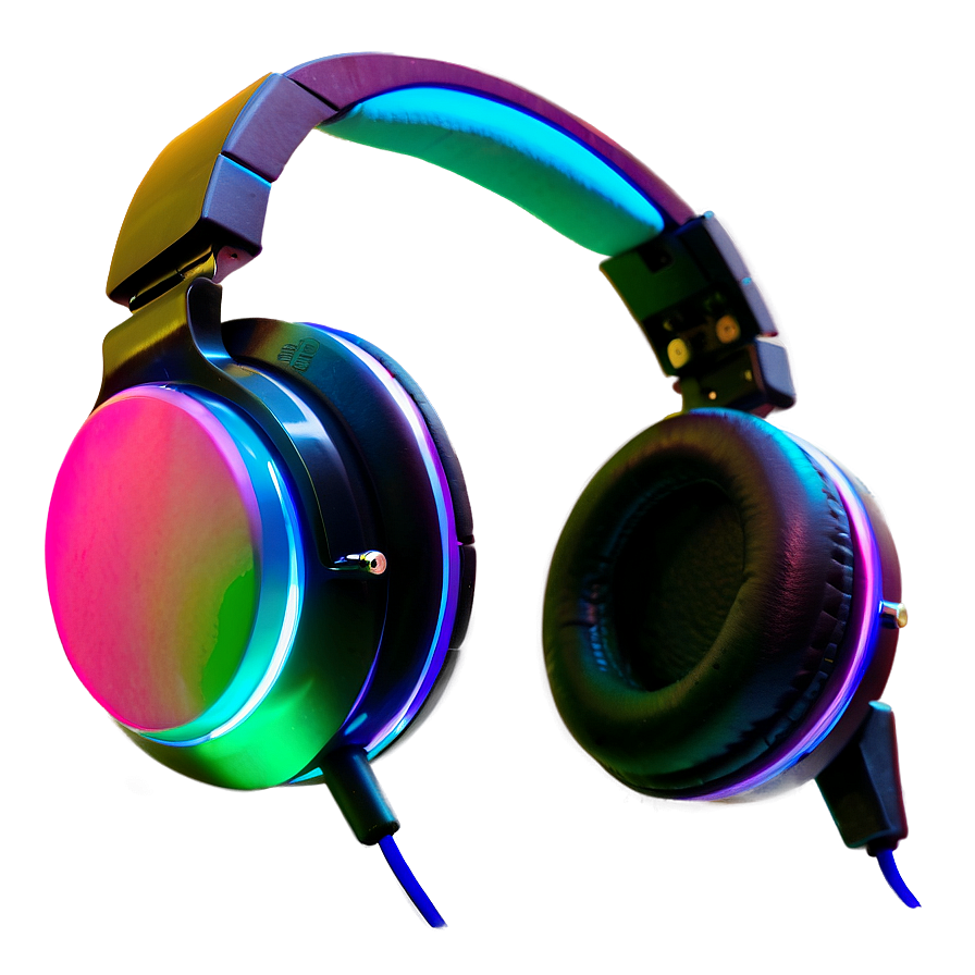 Neon Color Headphone Png Wkv77