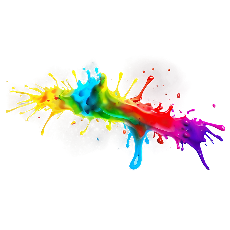 Neon Color Splash Png 87