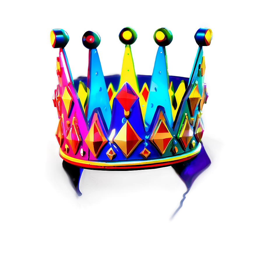 Neon Crown Background Png 17