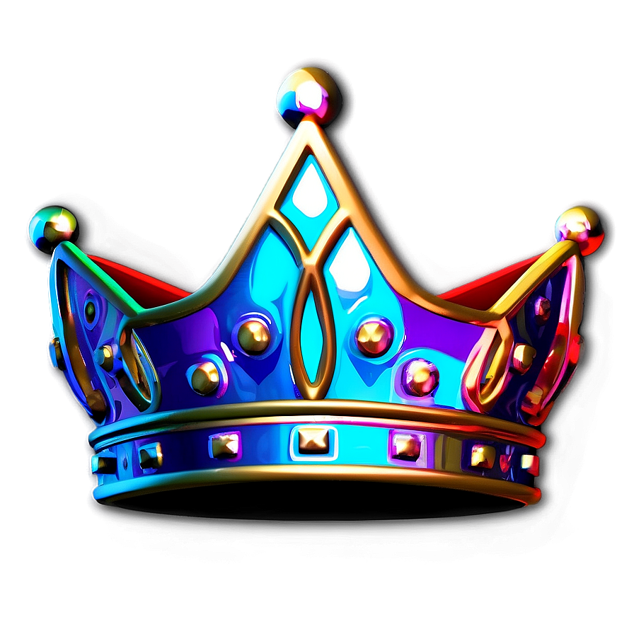 Neon Crown Badge Png Nbt81