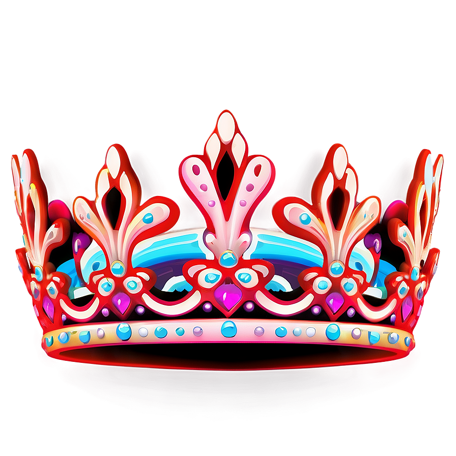 Neon Crown Drawing Png 61