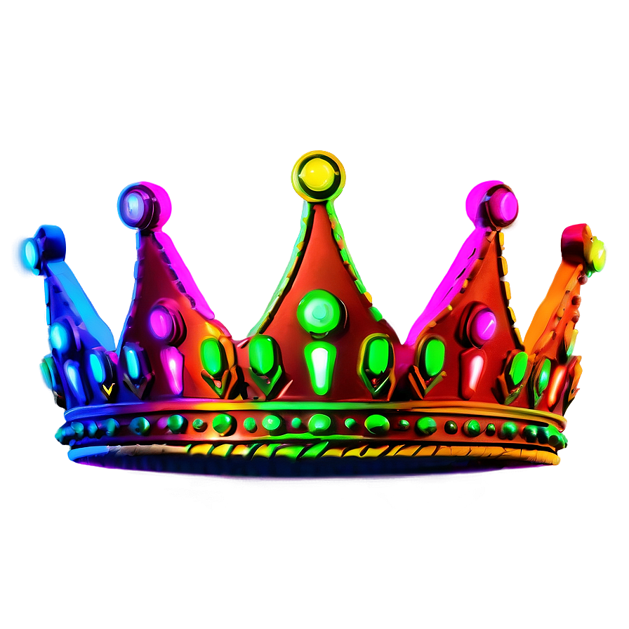 Neon Crown For Festivals Png Wxf9