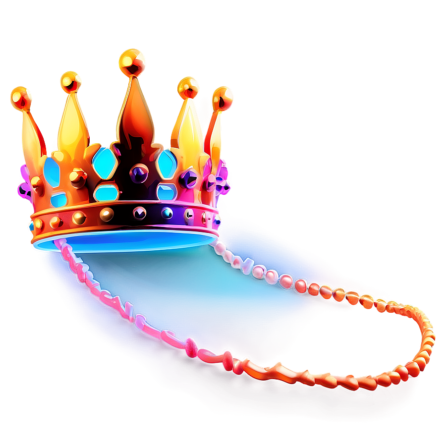 Neon Crown Sketch Png 78