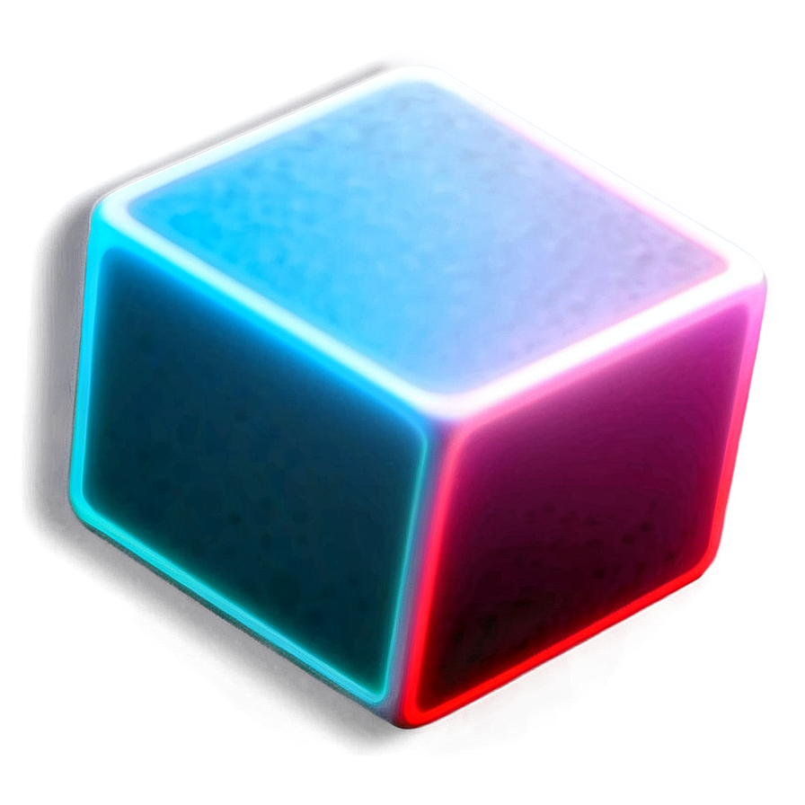 Neon Cube PNG 05242024 PNG image with a transparent background, free high-resolution download