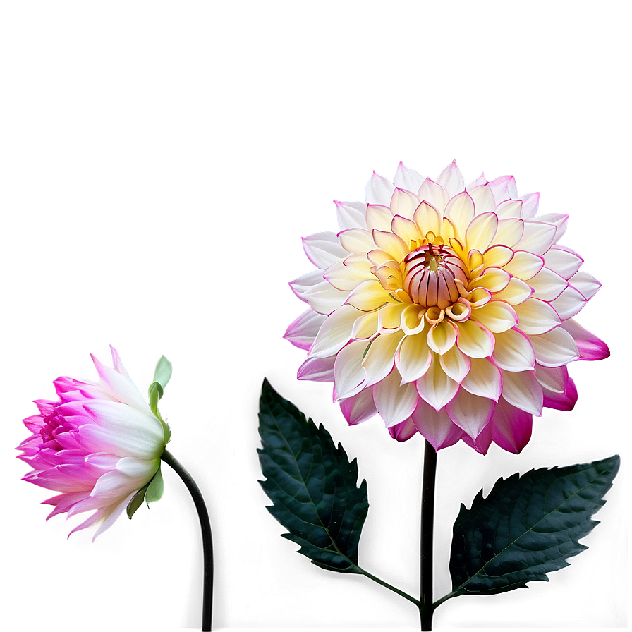 Neon Dahlia Glow Png 30