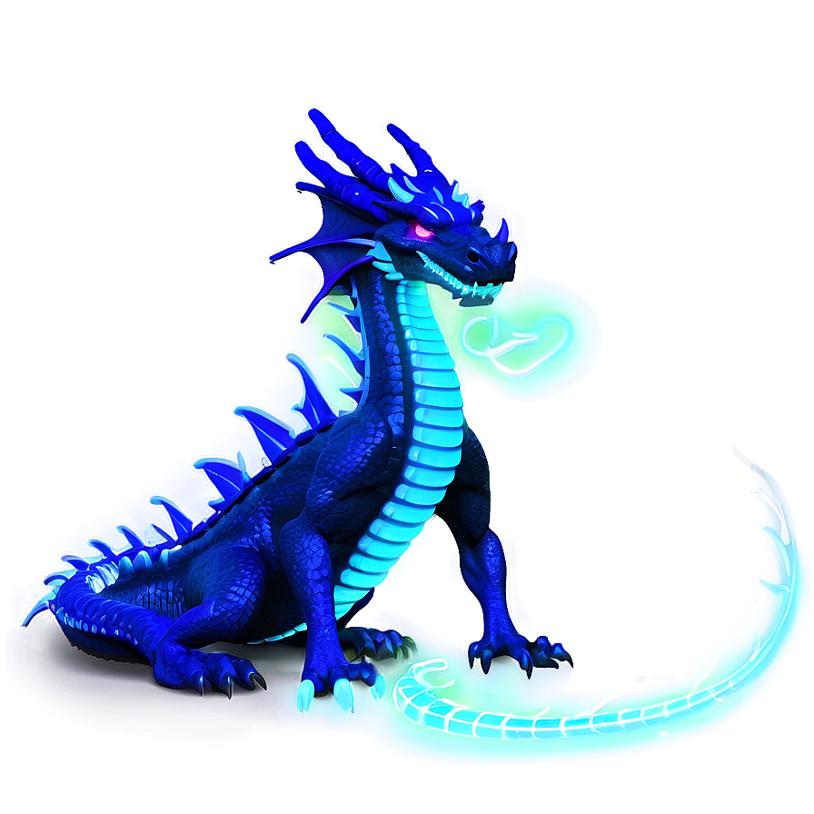 Neon Dragon Light Png 05032024